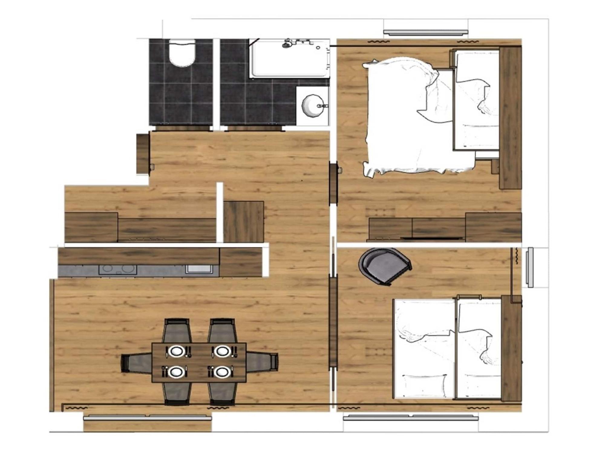 Large Apartment in Sankt Georgen with Balcony Fürstau Buitenkant foto